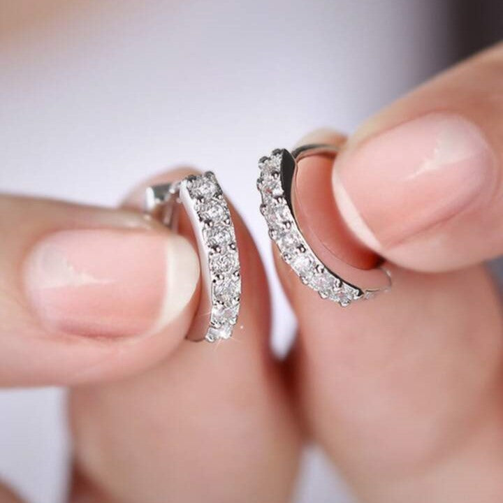 PUROLOVE™ - ORECCHINI CERCHI BRILLANTI