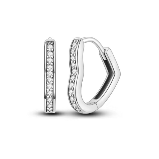 PUROLOVE™ - ORECCHINI CUORI BRILLANTI