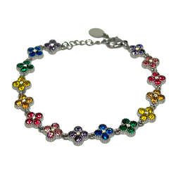 PUROLOVE™ - BRACCIALE FLOWER MULTICOLOR