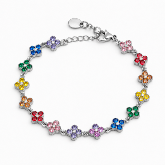 PUROLOVE™ - BRACCIALE FLOWER MULTICOLOR