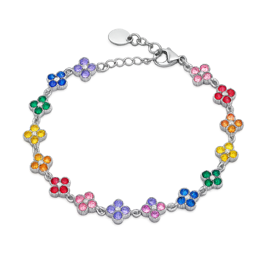 PUROLOVE™ - BRACCIALE FLOWER MULTICOLOR